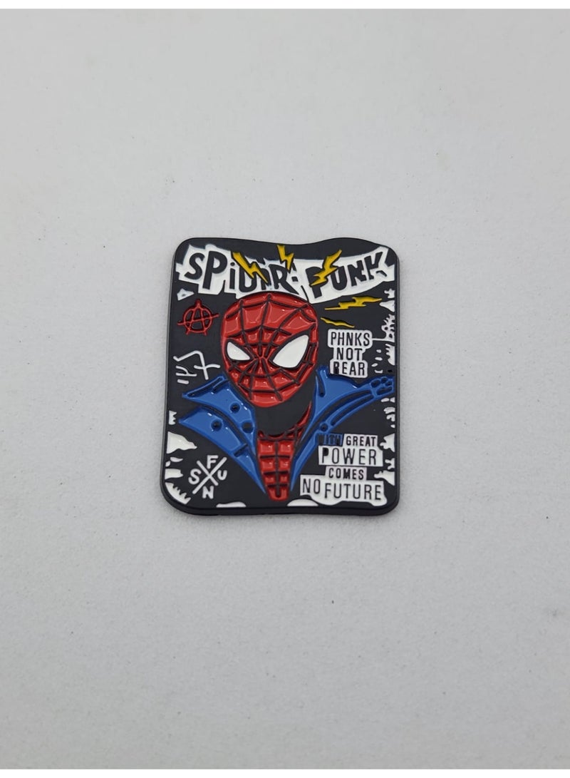Kipfy Spider-Man Logo.  Metal Sticker Badge for mobile,laptop Backpacks,Accessories Fans Stickers Display for I pad,and Collectors Walls, Doors, Cars, Trucks, Motorcycles Fridge - Image 1